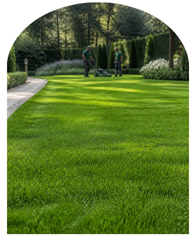 Партерный газон под ключ в Североуральске по цене от 721 р. | Метпроект-Сву